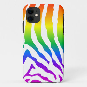 Capa Para iPhone Da Case-Mate Rainbow Zebra Pattern