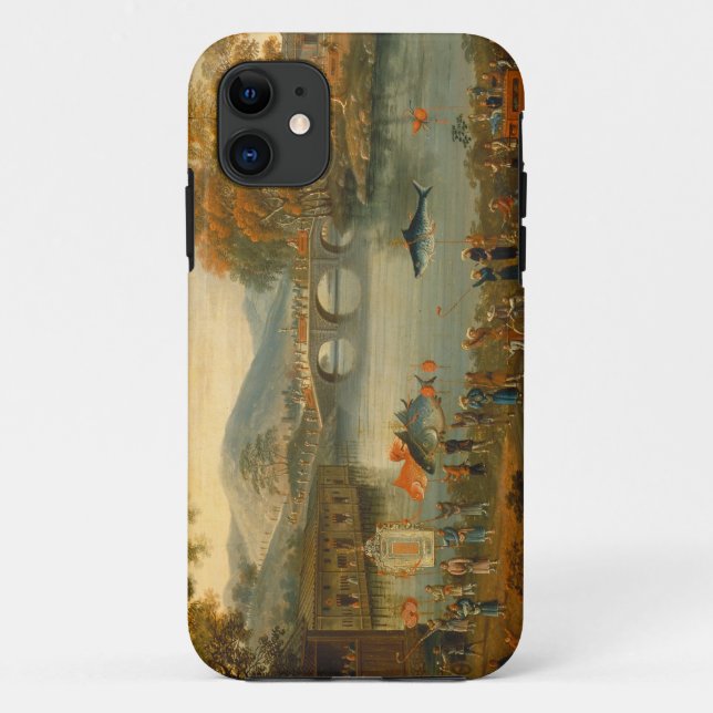 Capa Para iPhone Da Case-Mate Rainha Henrietta Maria com senhor Jeffrey Hudson, (Verso)