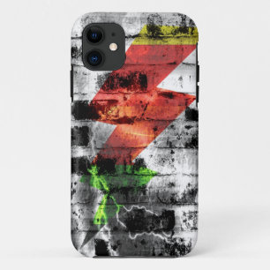 Capa Para iPhone Da Case-Mate Raio na parede antiga do tijolo