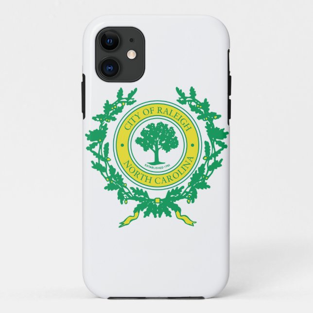 Capa Para iPhone Da Case-Mate Raleigh, North Carolina Seal (Verso)