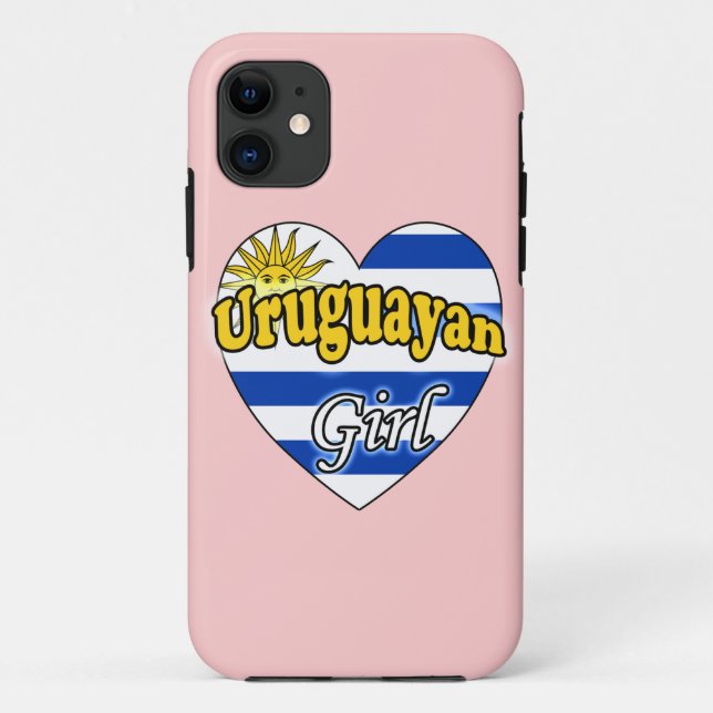 Capa Para iPhone Da Case-Mate Rapariga do Uruguai (Verso)