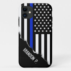 Capa Para iPhone Da Case-Mate Rasgado para fora olhe a bandeira americana fina