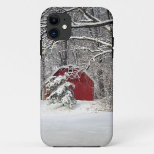 Capa Para iPhone Da Case-Mate Red Barn na neve 2011