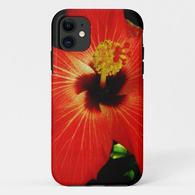 Capa Para iPhone Da Case-Mate Red Hibiscus (Verso)