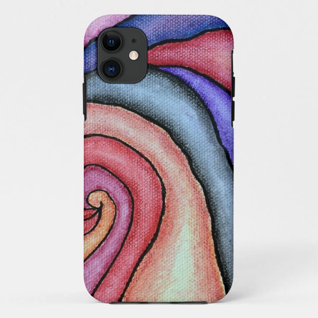 Capa Para iPhone Da Case-Mate Redemoinho de Aquarela (Verso)