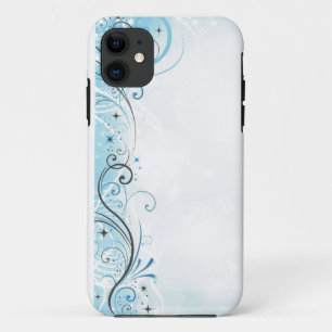Capa Para iPhone Da Case-Mate redemoinhos & estrelas do case=blue do protetor do