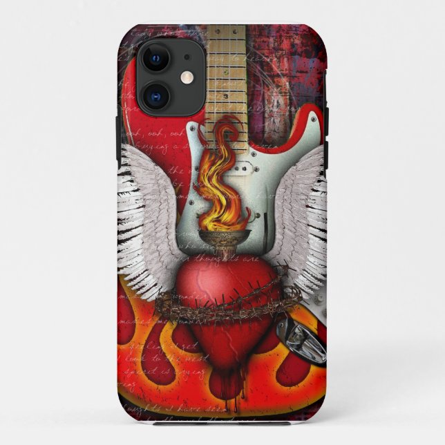 Capa Para iPhone Da Case-Mate Religião da rocha & do rolo (Verso)