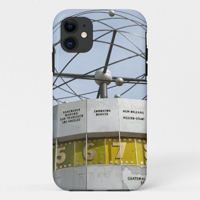 Capa Para iPhone Da Case-Mate Relógio da hora mundial em Berlim (Verso)