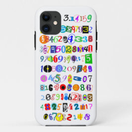 Capa Para iPhone Da Case-Mate Representação Colorida e Divertida de Pi Calculada