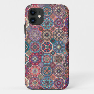 Capa Para iPhone Da Case-Mate Retalhos do vintage com elementos florais da