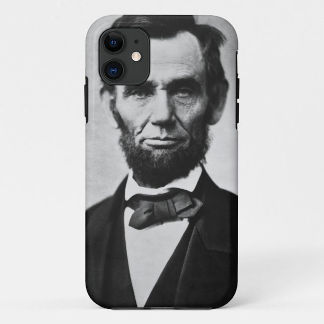 Capa Para iPhone Da Case-Mate Retrato de Abraham Lincoln (Verso)