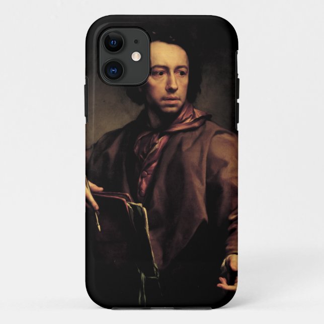 Capa Para iPhone Da Case-Mate Retrato de auto, 1773 (óleo no painel) (Verso)