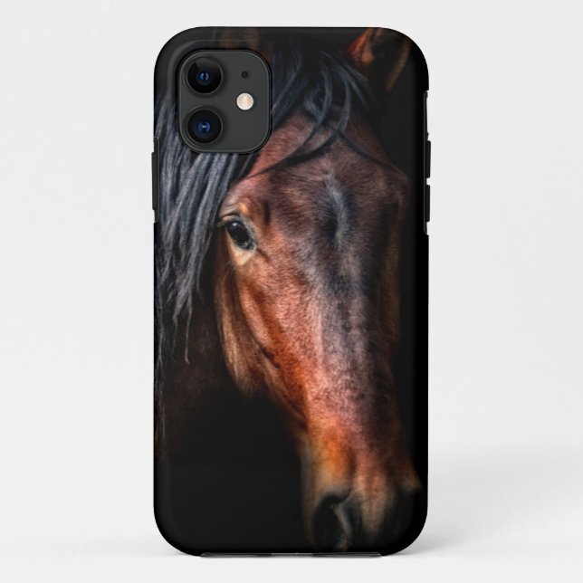 Capa Para iPhone Da Case-Mate Retrato de Cavalo VII (Verso)
