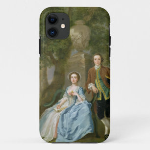 Capa Para iPhone Da Case-Mate Retrato de George e de Margaret Rogers, c.1748-50