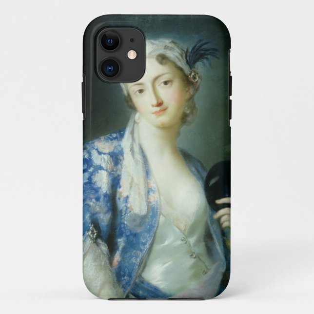 Capa Para iPhone Da Case-Mate Retrato de uma mulher (Verso)