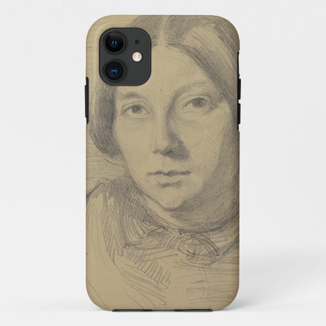 Capa Para iPhone Da Case-Mate Retrato de uma mulher, possivelmente George Sand (Verso)