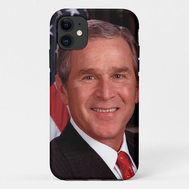 Capa Para iPhone Da Case-Mate Retrato do presidente George W Bush Oficial (Verso)