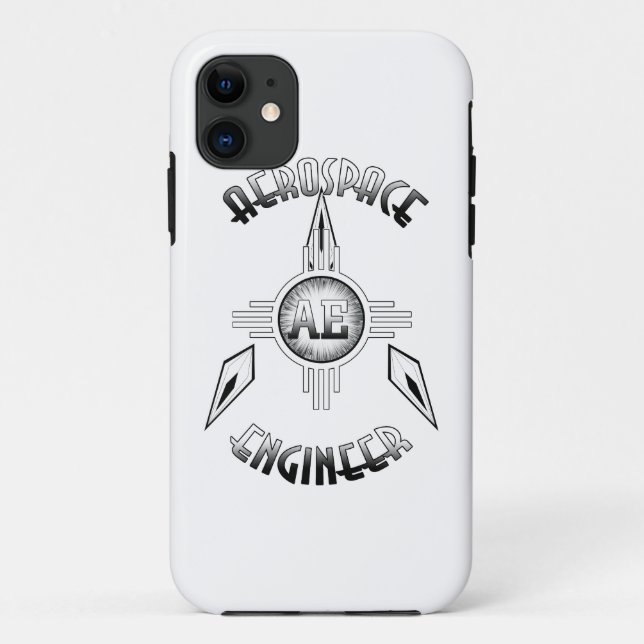 Capa Para iPhone Da Case-Mate Retro de Engenheiro Aeroespacial (Verso)
