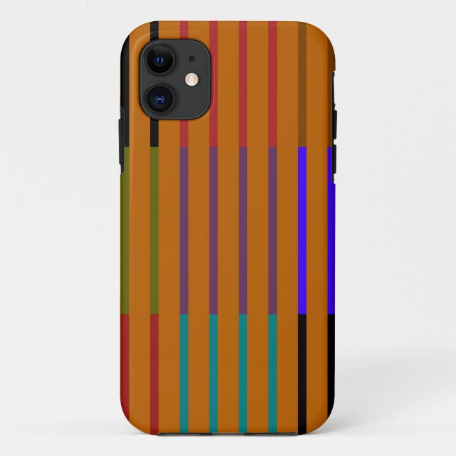 Capa Para iPhone Da Case-Mate Retro Seamless Stripes Pattern (Verso)