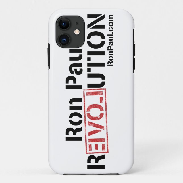 Capa Para iPhone Da Case-Mate Revolução de Ron Paul (Verso)