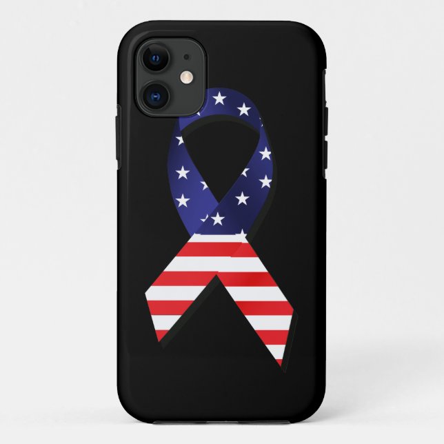 Capa Para iPhone Da Case-Mate Ribbon EUA (Verso)