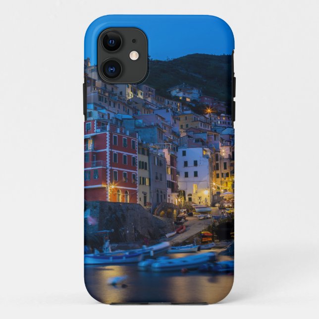 Capa Para iPhone Da Case-Mate Riomaggiore à noite Cinque Terre Liguria Itália (Verso)