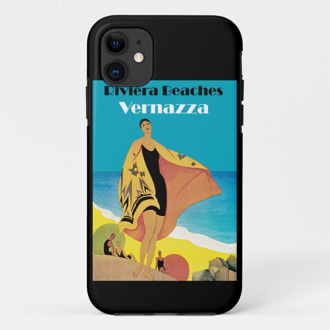 Capa Para iPhone Da Case-Mate Riviera Beaches ~ Vernazza (Verso)