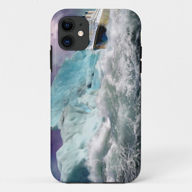 Capa Para iPhone Da Case-Mate RMS Titanic e Iceberg Painting (Verso)