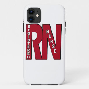 CAPA PARA iPhone DA Case-Mate RN ENFERMEIRO REGISTRADO VERMELHO GRANDE