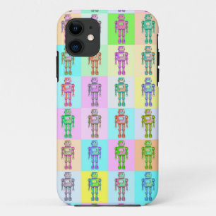 Capa Para iPhone Da Case-Mate Robôs retros do pop