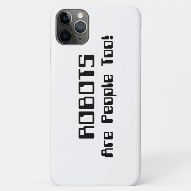 Capa Para iPhone Da Case-Mate ROBÔS Também São Pessoas! (Verso)