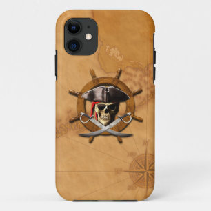 Capa Para iPhone Da Case-Mate Roda alegre do pirata de Roger