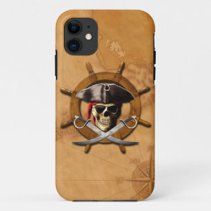 Capa Para iPhone Da Case-Mate Roda alegre do pirata de Roger