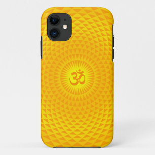 Capa Para iPhone Da Case-Mate Roda de meditação da flor de lótus do sol dourado
