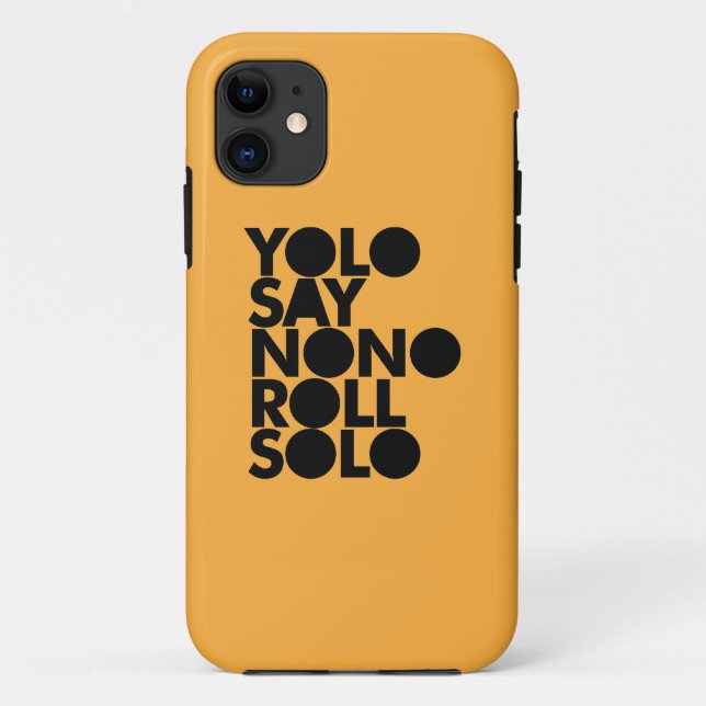 Capa Para iPhone Da Case-Mate Rolo de YOLO enchido só (Verso)
