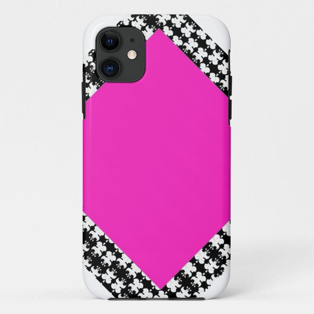 Capa Para iPhone Da Case-Mate Rosa Quadrado (Verso)