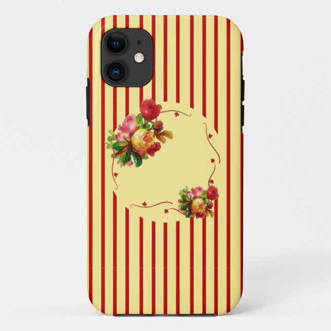 Capa Para iPhone Da Case-Mate Rosa Striped (Verso)