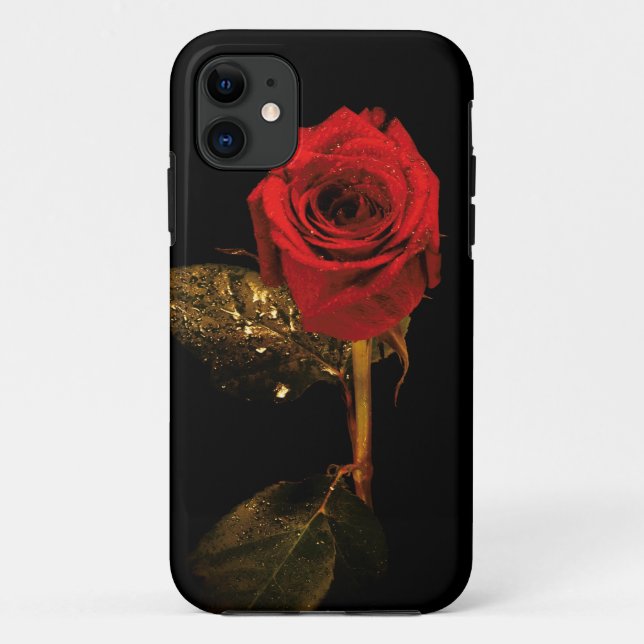Capa Para iPhone Da Case-Mate Rosa vermelha I-phone 5 case (Verso)