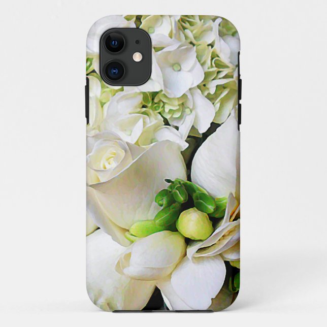 Capa Para iPhone Da Case-Mate Rosas brancas, Rosas de amor (Verso)
