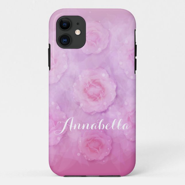Capa Para iPhone Da Case-Mate Rosas em aquarela (Verso)
