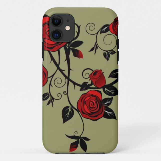 Capa Para iPhone Da Case-Mate Rosas pintados (Verso)
