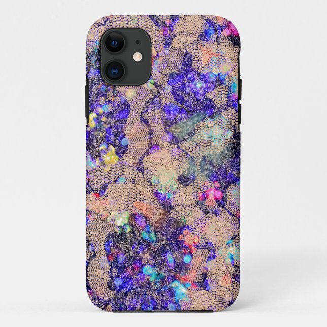 Capa Para iPhone Da Case-Mate Rosas roxos do laço (Verso)