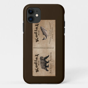Capa Para iPhone Da Case-Mate Rótulo de Salmão Vintage Kodiak