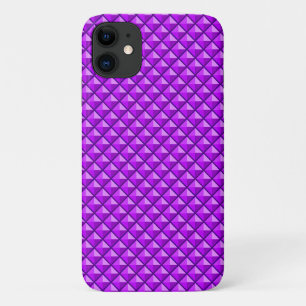 Capa Para iPhone Da Case-Mate Roxo ametista, aparência de esmalte, grade craveja