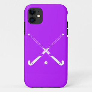 Capa Para iPhone Da Case-Mate roxo da silhueta do hóquei em campo do iPhone 5