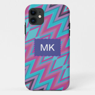 Capa Para iPhone Da Case-Mate Roxo e Aqua Tribal
