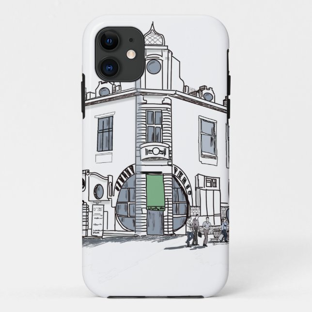 Capa Para iPhone Da Case-Mate rua da cidade antiga (Verso)