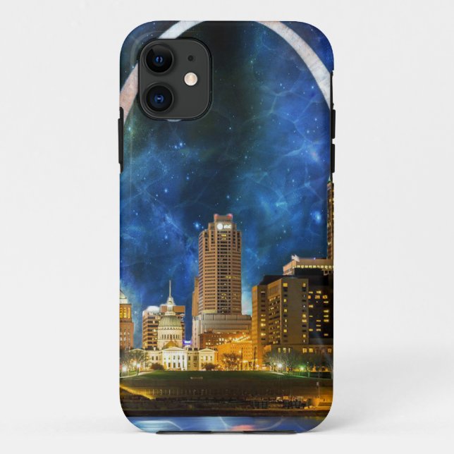 Capa Para iPhone Da Case-Mate Rua espacial Louis Skyline. (Verso)