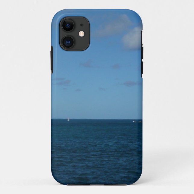 Capa Para iPhone Da Case-Mate Rua. Lucia Horizon Blue Ocean (Verso)