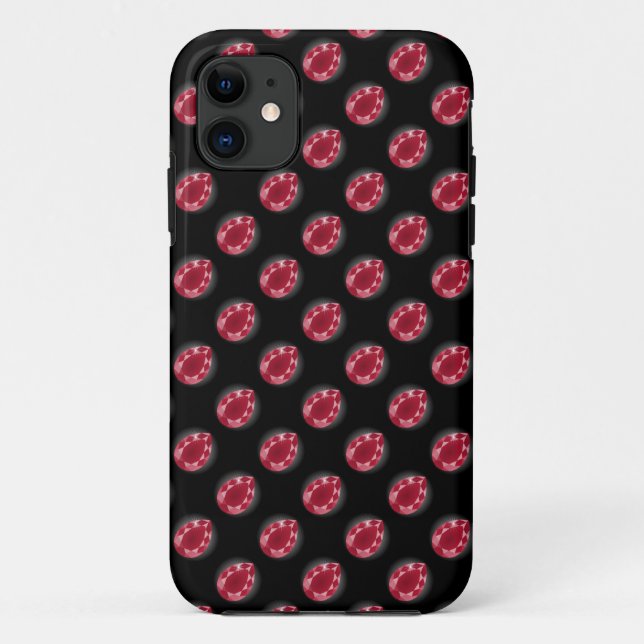Capa Para iPhone Da Case-Mate Ruby Gemstones (Verso)